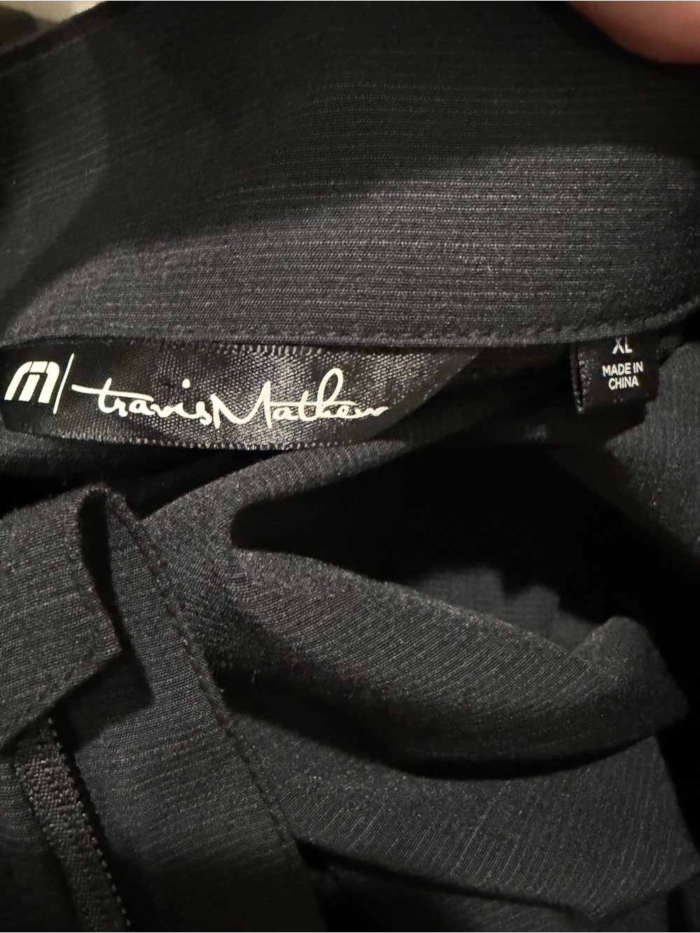 Travis Mathew XL Black Surfside Full Zip Long Sleeve Lightweight Jacket C - Picture 5 of 6
